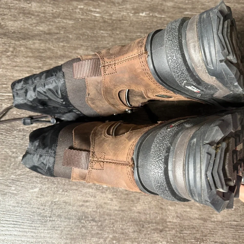 Baffin Snow Boots Men 10 Brown Polar Proven Waterproof Insulated Winter Hunting